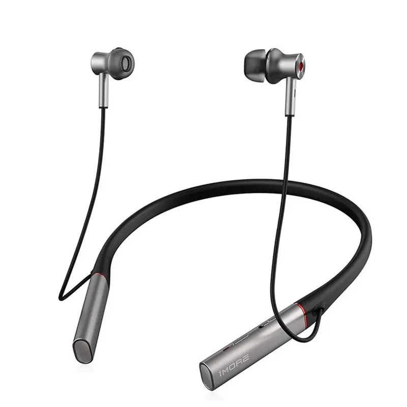 1 еще E1004BA двойной драйвер BT ANC Bluetooth HiFi наушники-вкладыши IEM Поддержка беспроводного и проводного воспроизведения спортивные наушники MIC AAC - Цвет: Серый