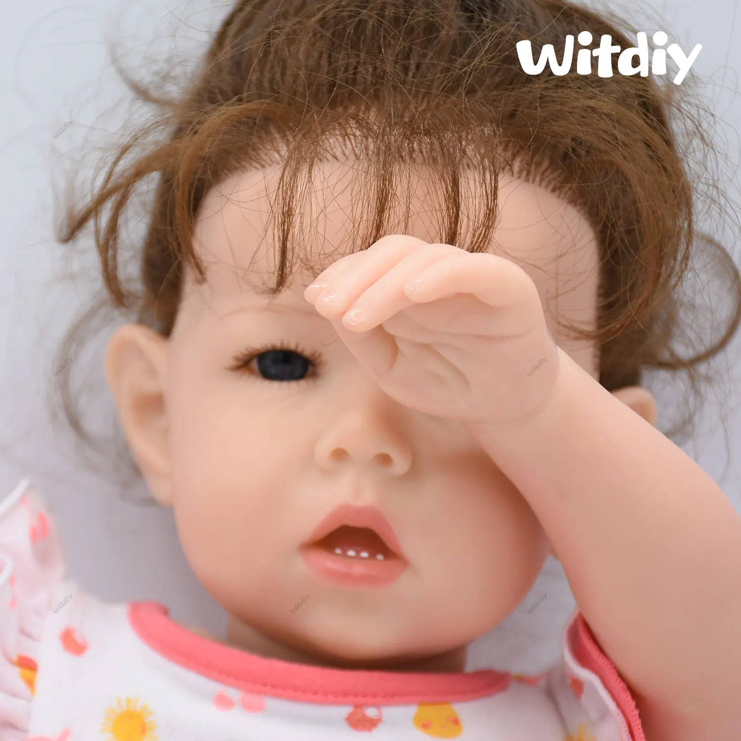 Кукла реборн Лиам 21 65 дюйма с юбкой в виде фруктов |