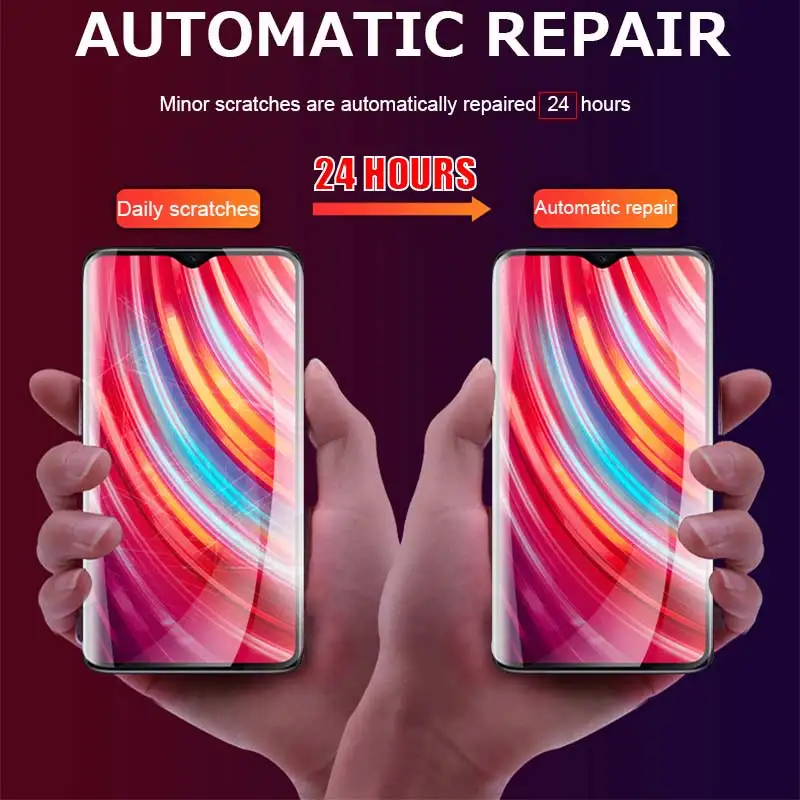 20D Cuver полная защитная пленка для Xiaomi Redmi Note 8 7 6 Pro A2 Lite Защитная экрана 6A 5 Plus