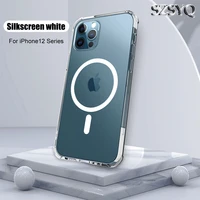 iphone 12 11 pro max mini transparent magnetic electroplating frame shatterproof silicone phone case iphone 11 lens protection