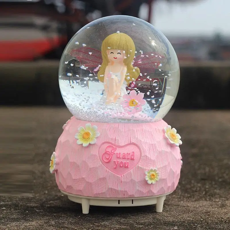 Музыкальная музыкальная шкатулка Carillon Scatole Musicali Muziekdoos Snow Globe Caja De Musica Carousel Boite A Musique Music Box