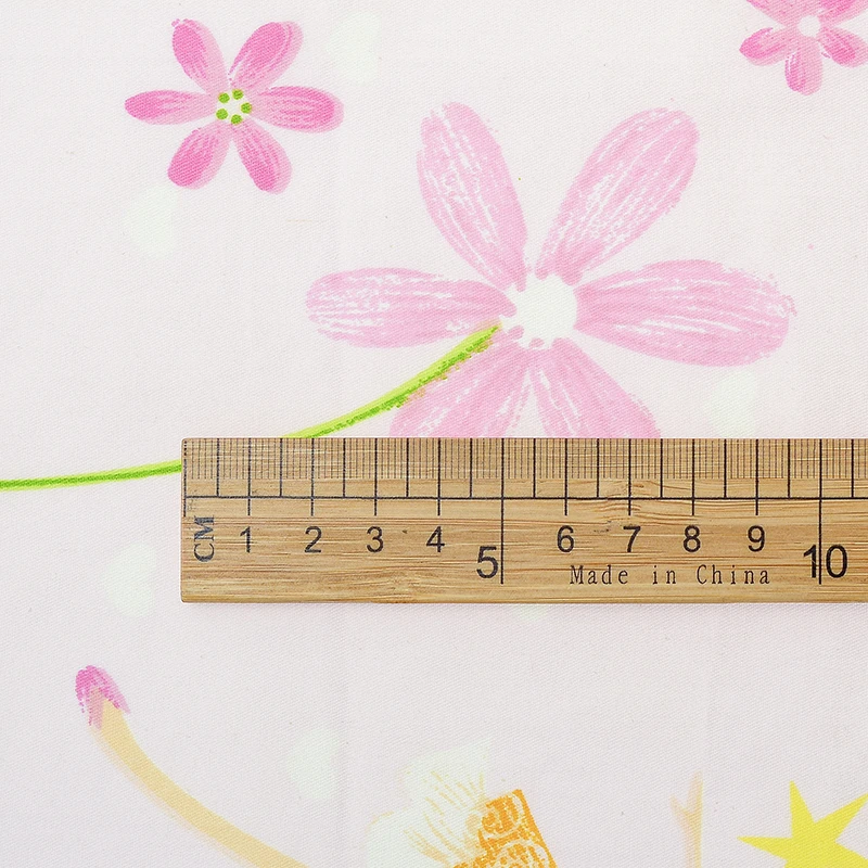 Новый розовый мультфильм серии хлопчатобумажной швейной ткани подушки ткани. DIY