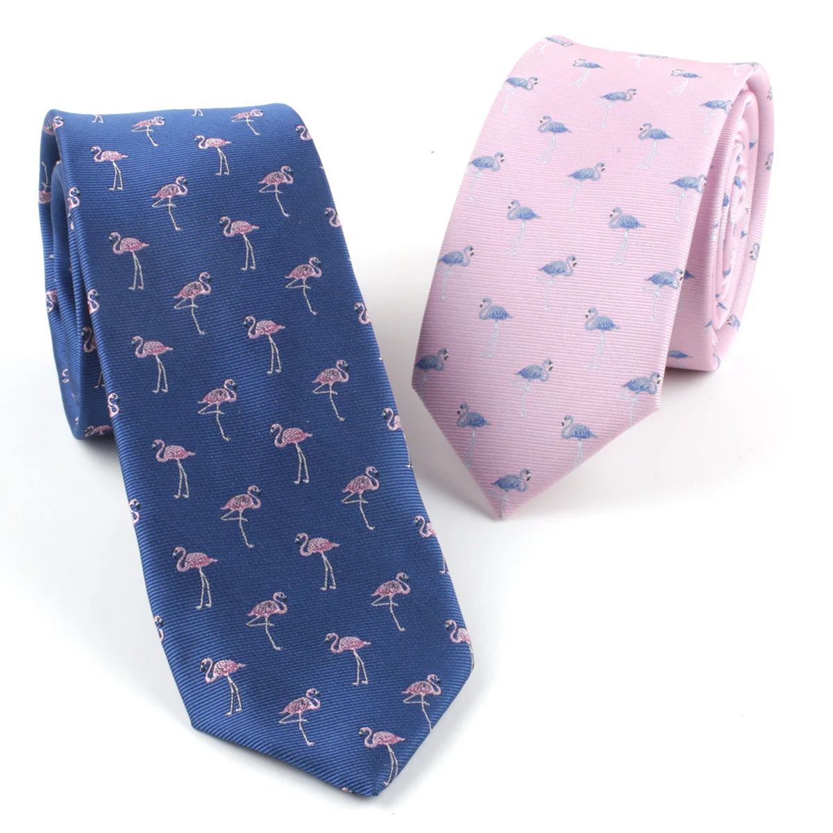 Linbaiway 6cm Cartoon Necktie for Men Polyester Thin Neck Ties Jacquard Animal Elephant Skinny Cravate Homme Custom LOGO | Аксессуары