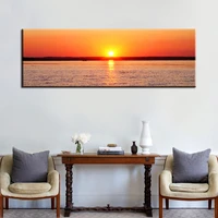 hd print natural sunsets lake landscape posters and prints canvas painting scandinavian wall art picture for living room decor