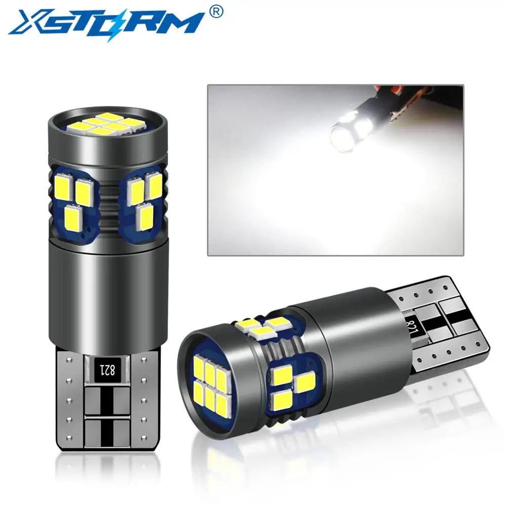 

2pcs W5W LED T10 194 168 LED Canbus No Error Super Bright Car Interior Light Clearance Side Marker Auto Lamp 12V White