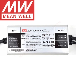 Mean Well XLG-100-H-AB IP67 Metal Case 3 in 1 dimming LED lighting meanwell 1750-2780mA/27-56V/ 100W  LED Driver