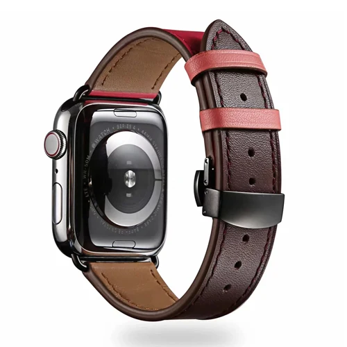 12 Бабочка Туфли с ремешком и пряжкой для наручных часов Iwatch, 4/3/2/1 ремешок для наручных часов Apple Watch, версии 3, 4 года группа 44 мм 40 мм, 42 мм, 38 мм, версия ремень из натуральной кожи браслет - Цвет ремешка: 12