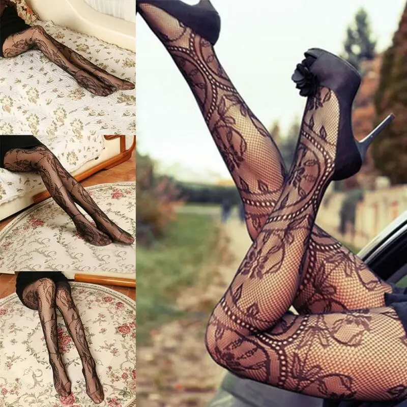 Модный сексуальный женский сетчатый пояс с подвязками Ажурные чулки колготки