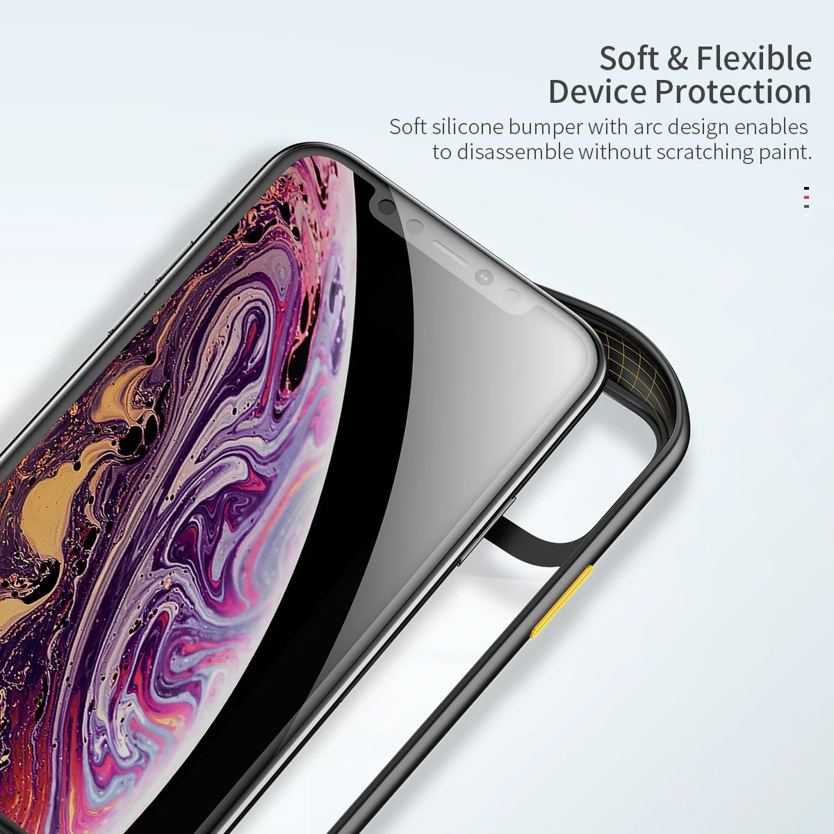 ROCK для iphone 11 iphone 11 pro max чехол с кристаллами, прозрачная, для телефона защита soфт+ Твердый Чехол-гибрид для iphone 11 pro крышка