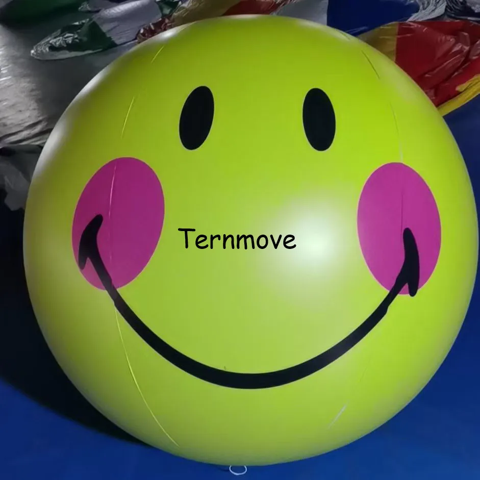 Надувной воздушный шар с улыбающимся лицом из ПВХ сделай сам логотип фотопечать