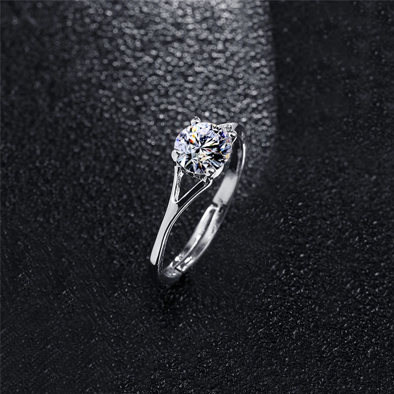 Лидер продаж изысканные кольца с цирконом для женщин девочек круглая