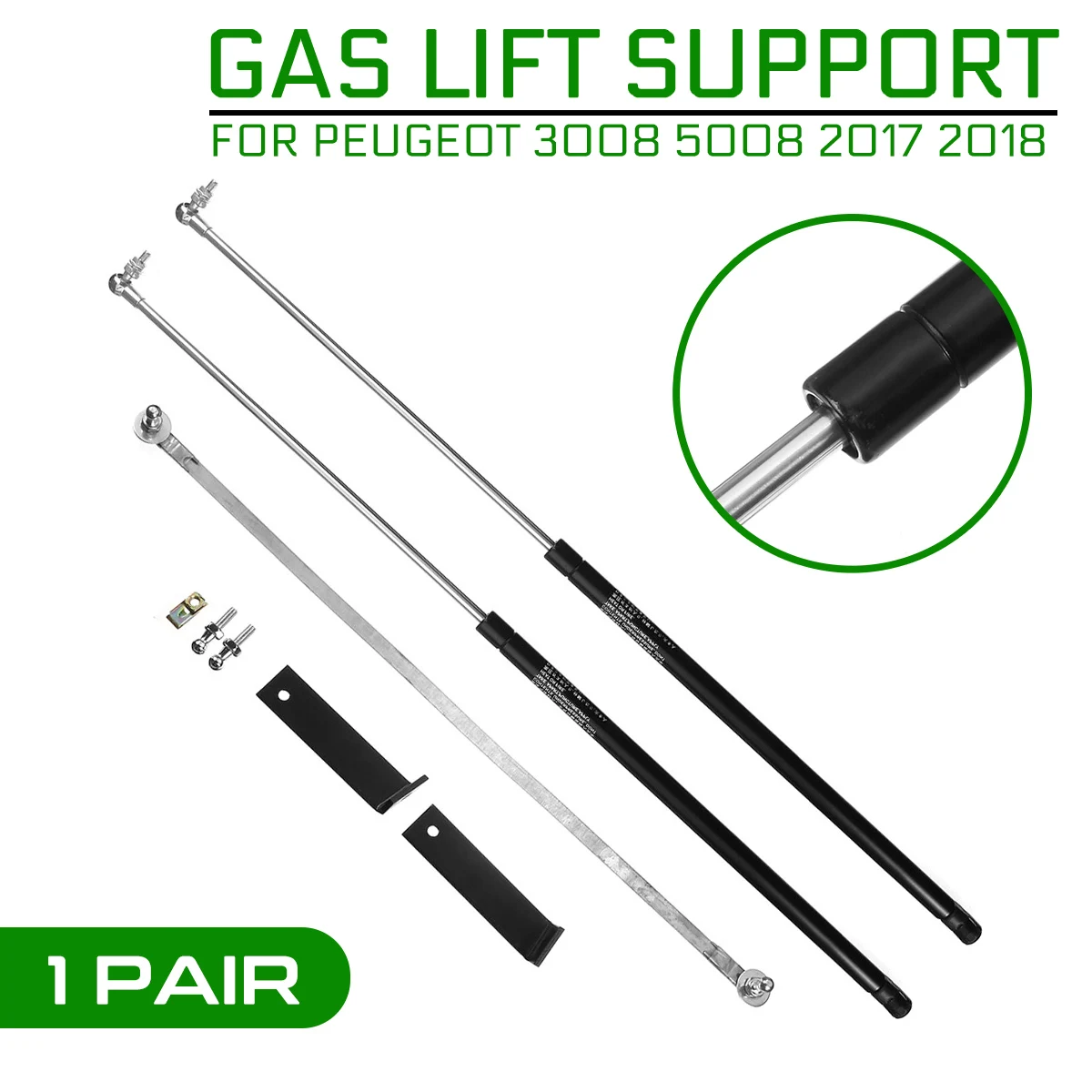 Передняя крышка двигателя автомобиля капота амортизирующая стойка для Peugeot 3008 5008