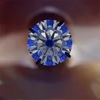 Круглые сверкающие бриллианты с бриллиантом 0,5-5 карат D цвета VVS1, Муассанит, алмазная проба, прошлые бусины с драгоценными камнями для изготовления свадебных колец