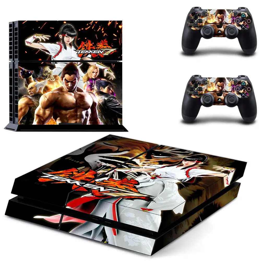 Наклейки для игровых приставок Tekken 7 PS4 s Play station 4 наклейки консоли PlayStation и