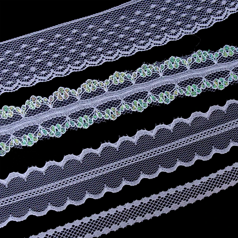 

20Yards/Roll white Lace Ribbon Fabric Webbing Decoration DIY Clothing Floral Accessories Gift Wrapping Ribbon Sewing Accessories