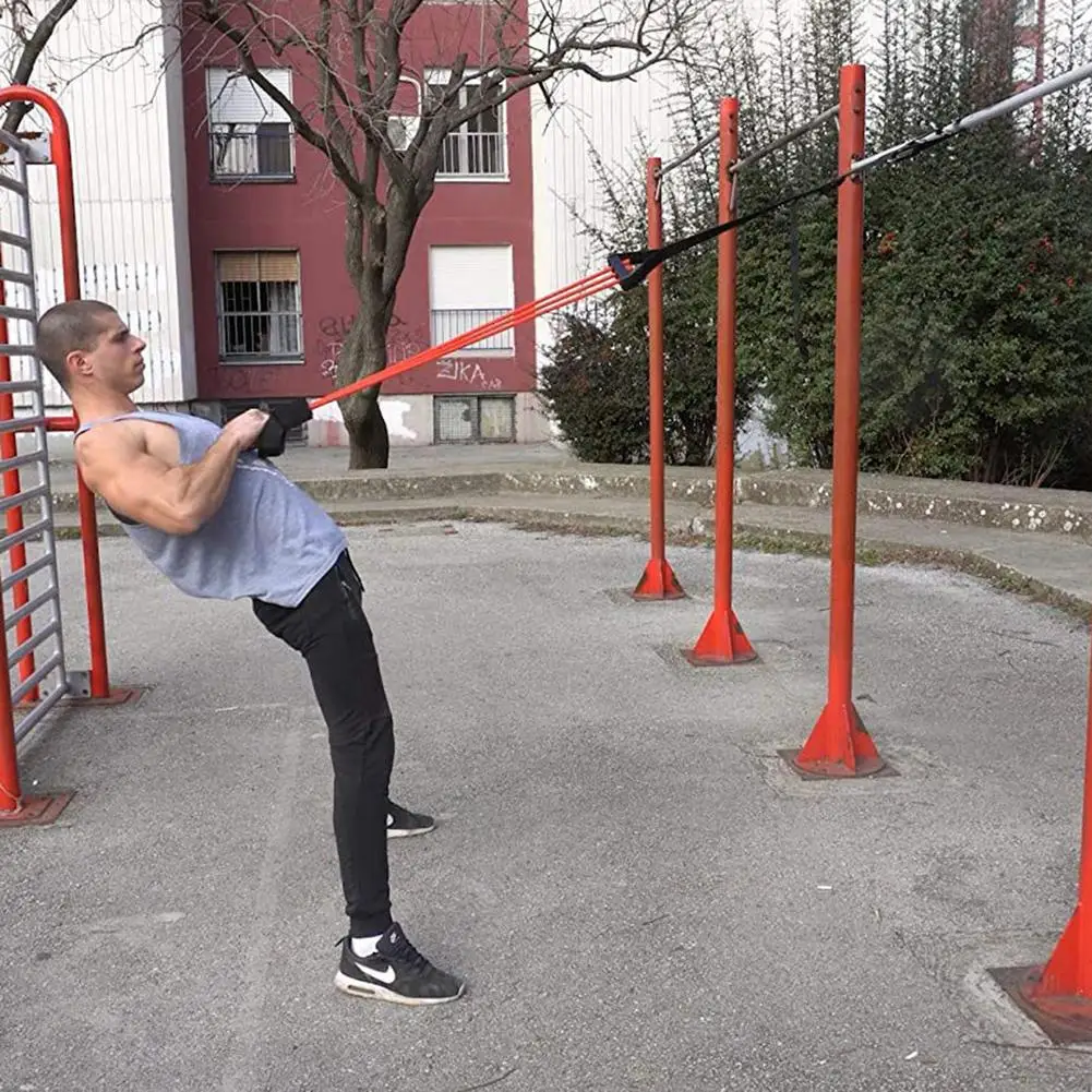 

Adjustable Pull Up Assistance Band System Elastic Resistance Band To Improve Arm Shoulders Chest Strength Hanging Body Chin Up