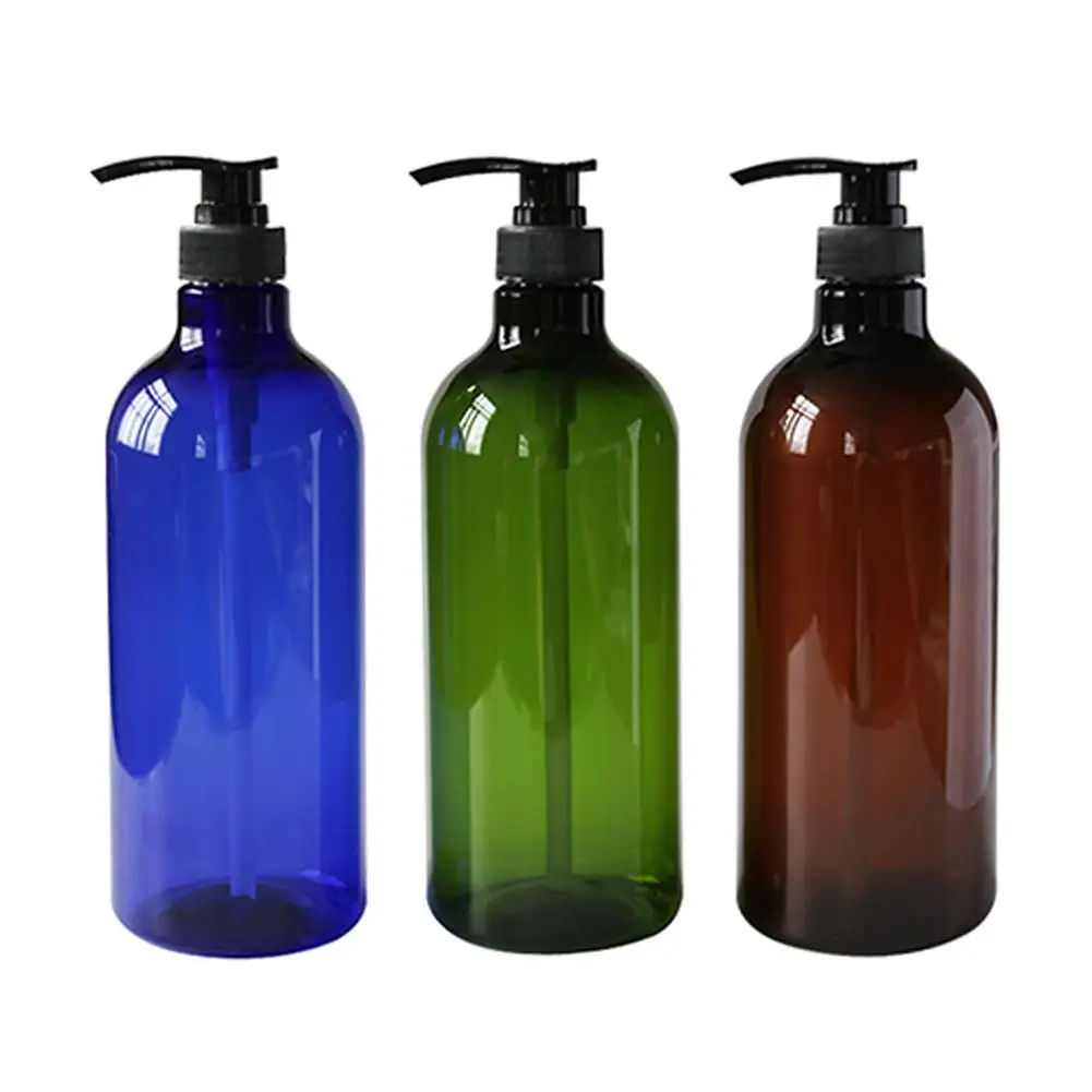 

1000ml Shampoo Body Wash Hair Conditioner Press Bottles Soap Dispenser Liquid Lotion Container Bathroom Shower Refillable Bottle