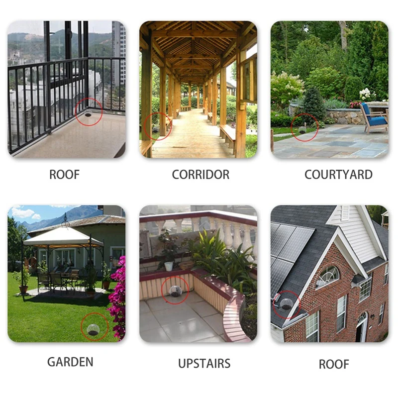 

Gutter Guard 3 Inch 304 Stainless Steel Filter Strainer, Stops Leaves Seeds and Other Debris Gutter Cleaning Tool, 4PCS