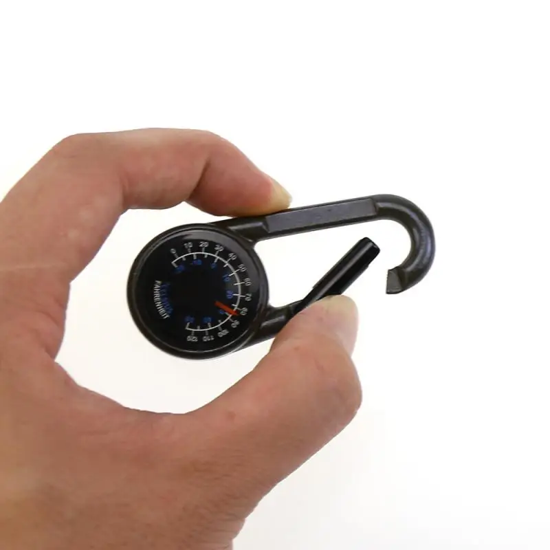 Металлический открытый брелок Мини Компас двухсторонняя Альпинизм Пряжка для