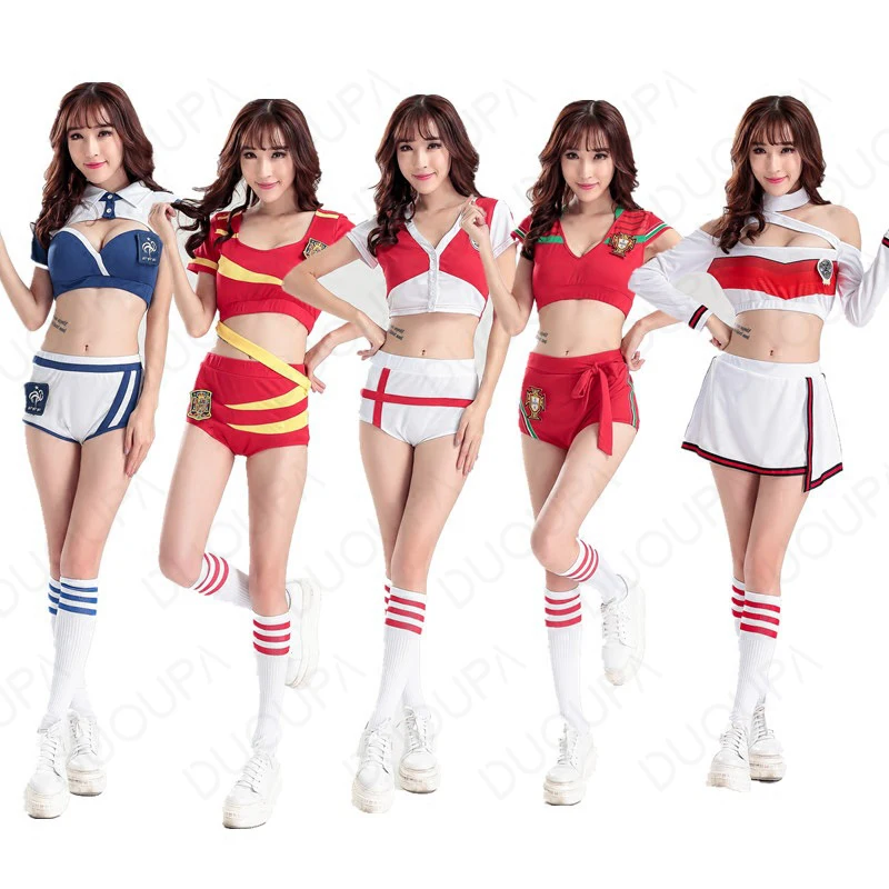 

Женский костюм болельщика; Школьная одежда для девочек; Нарядное платье; Униформа «Cheer Leader»