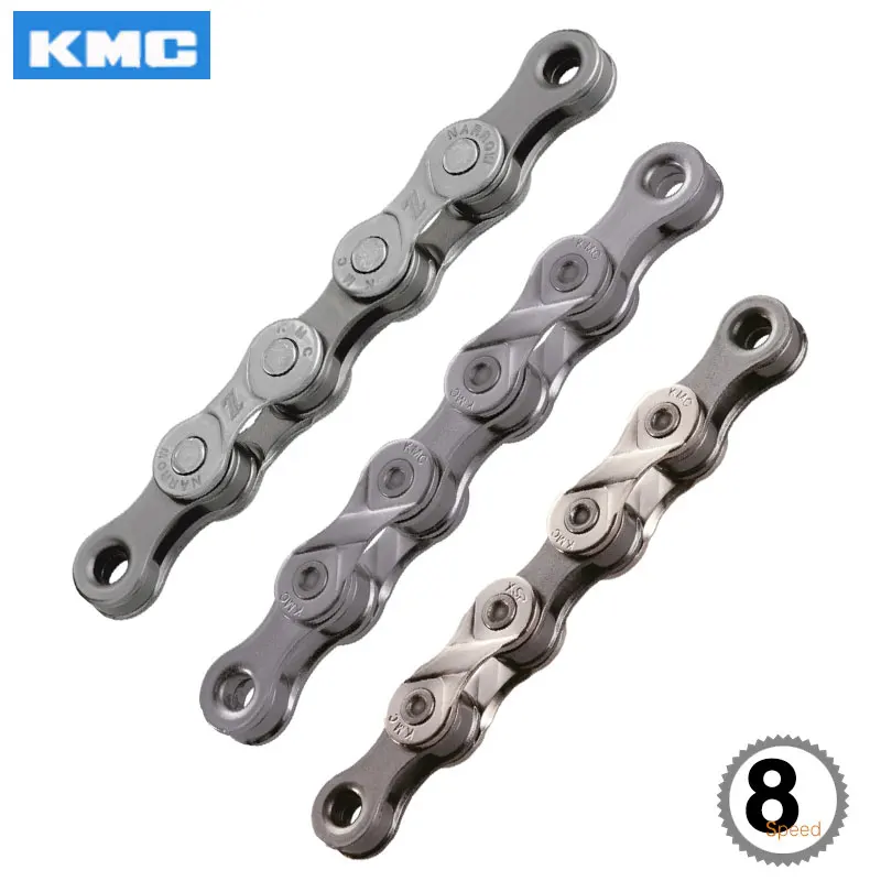 Велосипедная цепь KMC Z8.3 X8 MTB дорожный велосипед 8 скоростей Z X Bridge S для треккинга