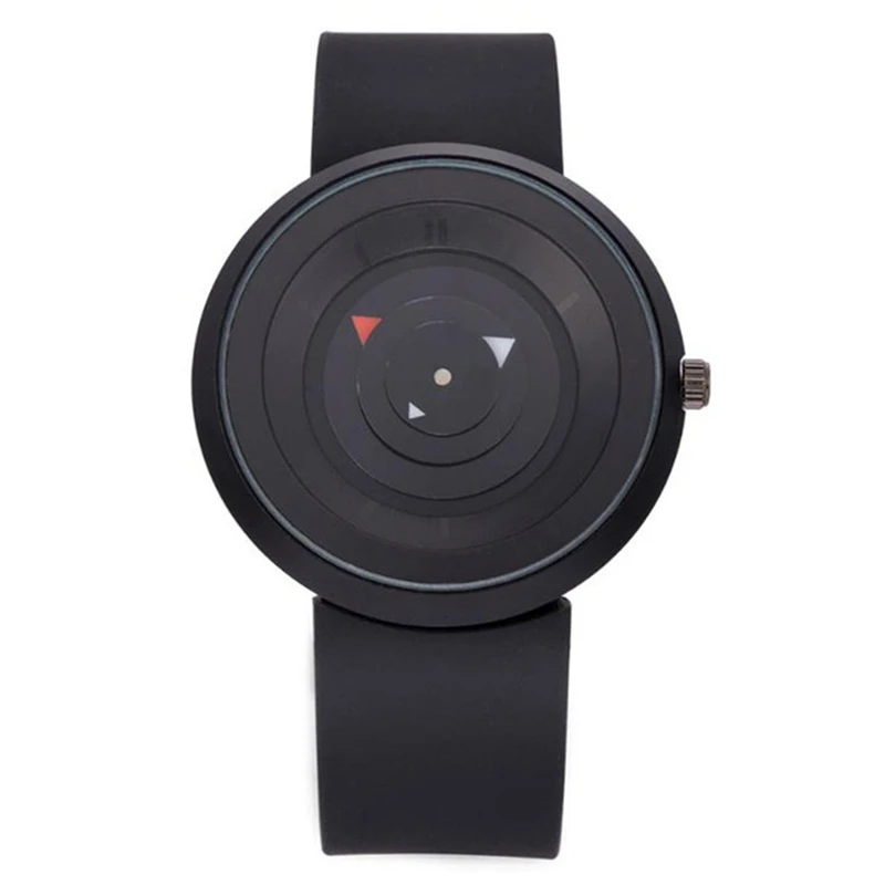 Black Мужские часы Роскошные креативные наручные мужские часы reloj deportivo hombre saat erkekler uhr herren Благодарения Рождественский подарок - Цвет: Black