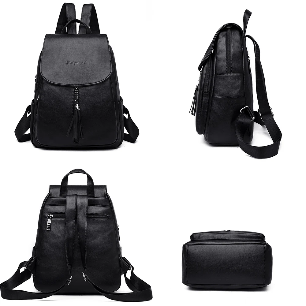 Sac A Dos Femme высококачественный Женский рюкзак из искусственной кожи модные