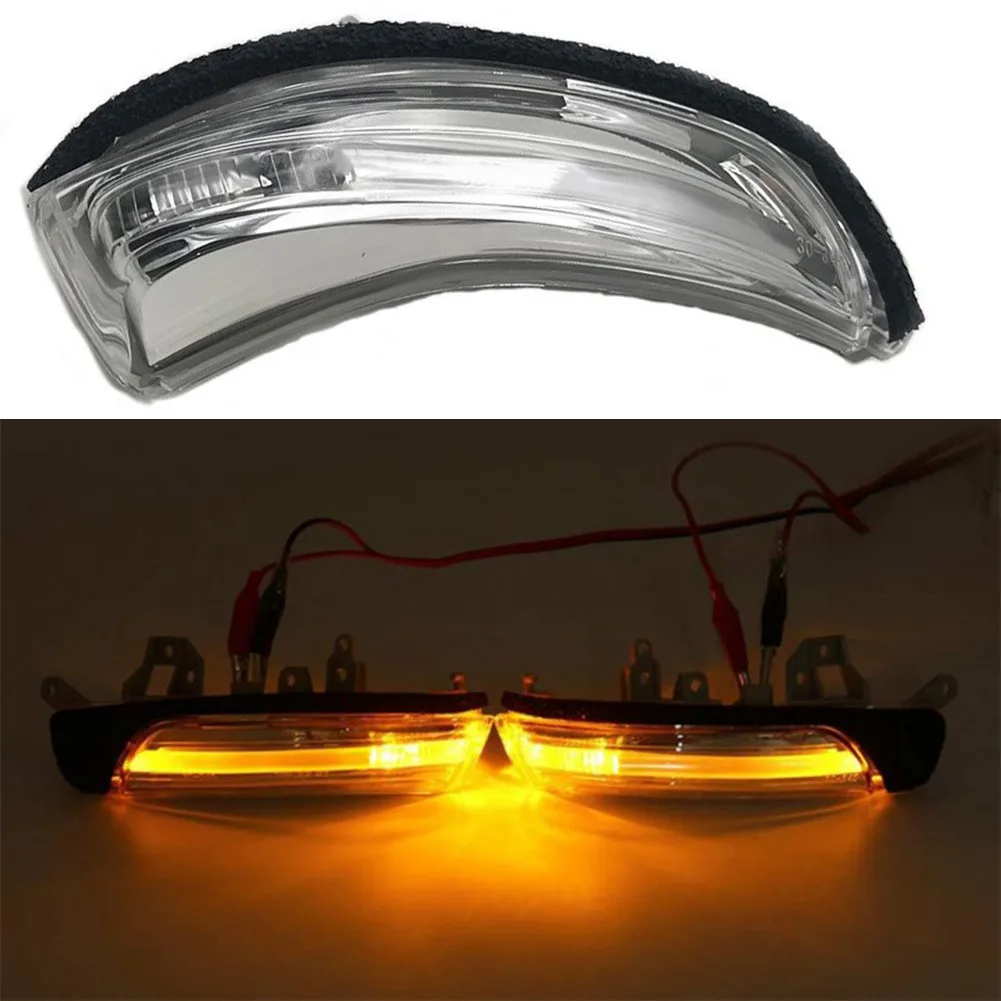 

1 Pair 12/24V Car Rearview Mirror Reverse Light Turn Signal Lights Lamp Reflector For Toyota 10-14 Crown 10-17 Reiz 10-15 Prius