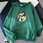 Толстовка с капюшоном с надписью Небесные Аниме, Мужская свободная флисовая толстовка с капюшоном, Классический пуловер Xie Lian и Hua Cheng, свитера