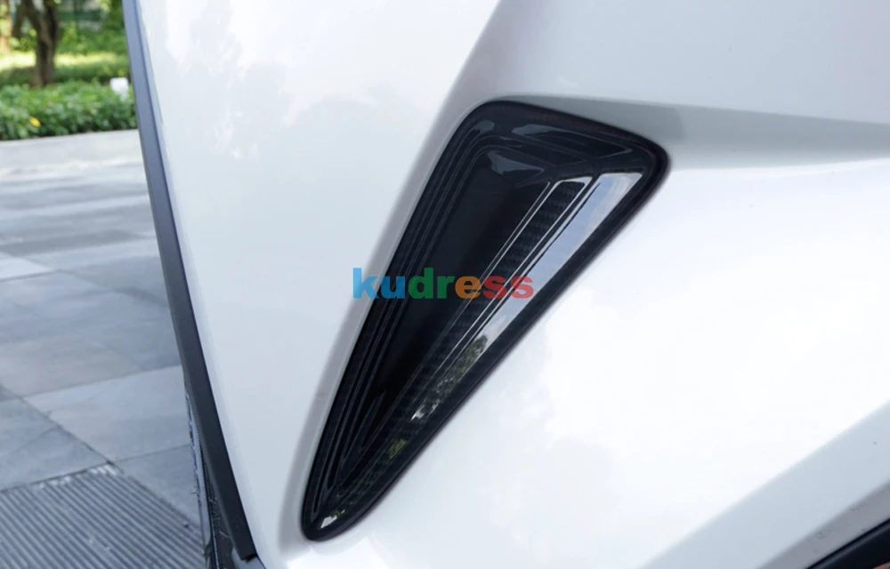 Для Toyota CHR C-HR внешний ABS Хром передний бампер боковая решетка крышка отделка передняя противотуманная фара протектор Аксессуары