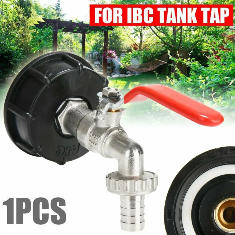 

1pc IBC Tank Adapter S60x6 1/2inches Watering Equipment Accessories Brass Bib Tap Connector Tank Cap