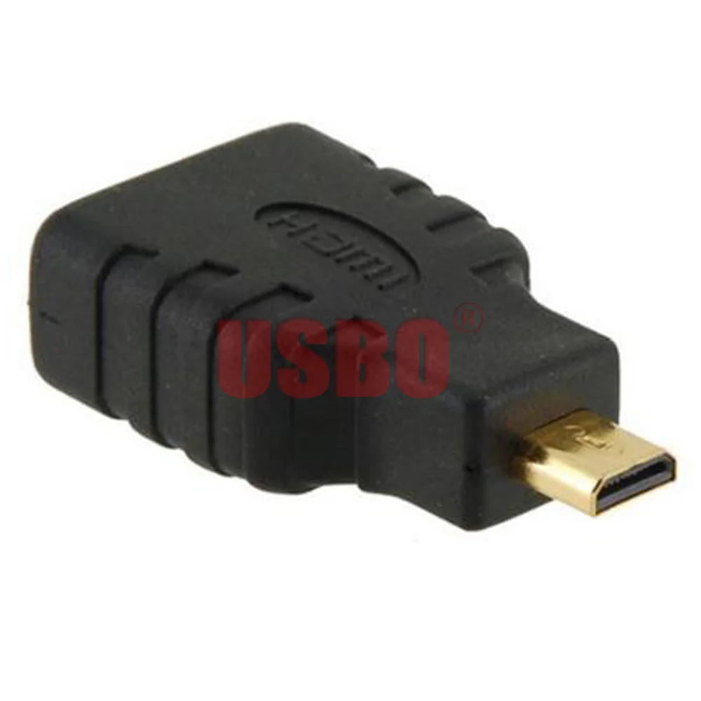 Высокое качество Черный 1 4 в позолоченный HDMI кабель передачи данных разъем Micro