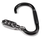 Замок для мотоциклетного шлема, 3 размера, защита от кражи, Дорожный чемодан для горного велосипеда, пляжные сумки, вещи из цинкового сплава