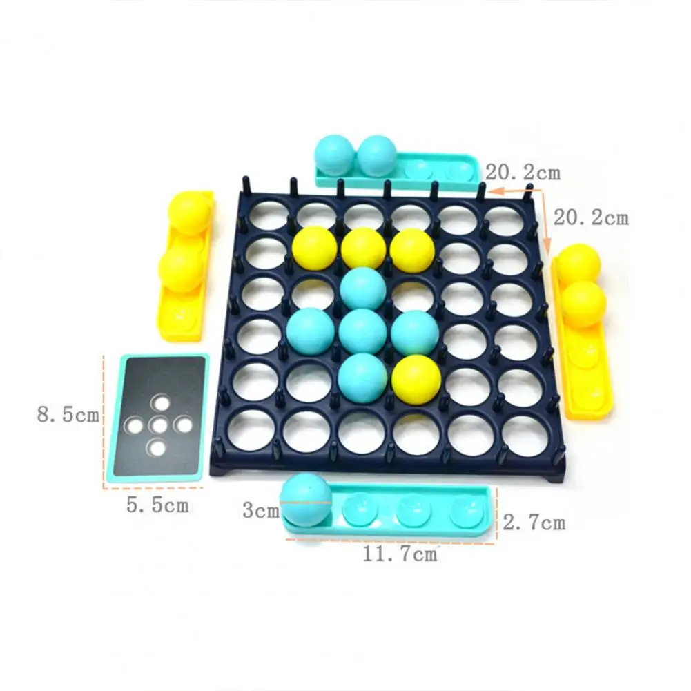 

1 Set Jumping Ball Game Interesting Educational Toy Plastic Parent-child Interactive Table Puzzle Toy for Home Party