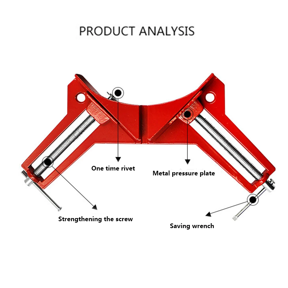Новый зажим под прямым углом Многофункциональный 90 градусов фоторамка угловой