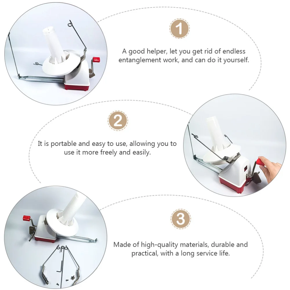

Home Hand Operated Wool Winder String Holder Winding Machine Sewing Tools
