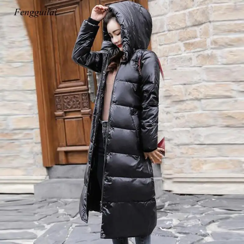 

2020 Hot Coat Jacket Winter Women Hooded Parkas Hight Quality Female Winter White Duck Female Thick Warm Coat