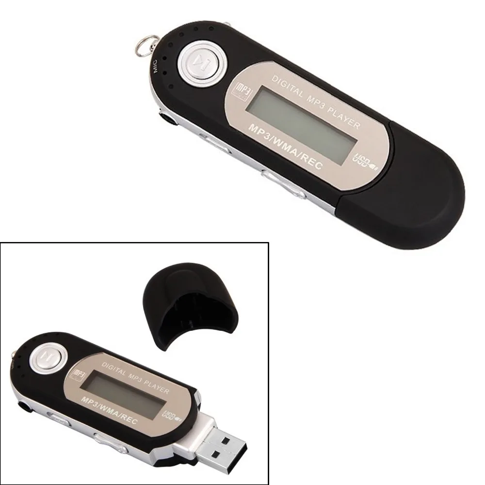 Gosear 4 ГБ 8 мини USB цифровой ЖК-экран MP3 музыкальный плеер FM радио Registratore с 3 5 мм