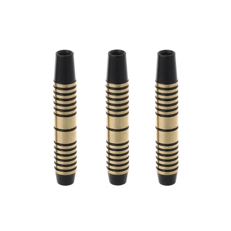 

2021 New 3pcs Black Copper Dart Barrels For Soft/Steel Tip Dart 49mm 16g With 2BA Thread