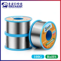 mechanic 100g 0 30 40 50 60 8mm rosin core lead free 210%e2%84%83 melting point solder wire welding flux 1 0 3 0 iron cable reel