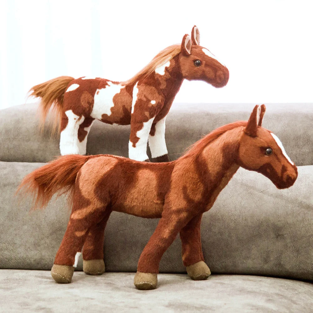 

1pc Lovely Horse Stuffed Doll Horse Plush Soft Horse Stuffed