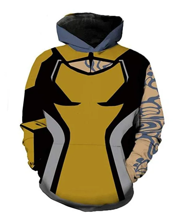 Игра Borderlands Assassin Zer0 толстовки Костюмы для косплея мультфильм 3D с принтом модная мужская и женская спортивная одежда с капюшоном, пальто