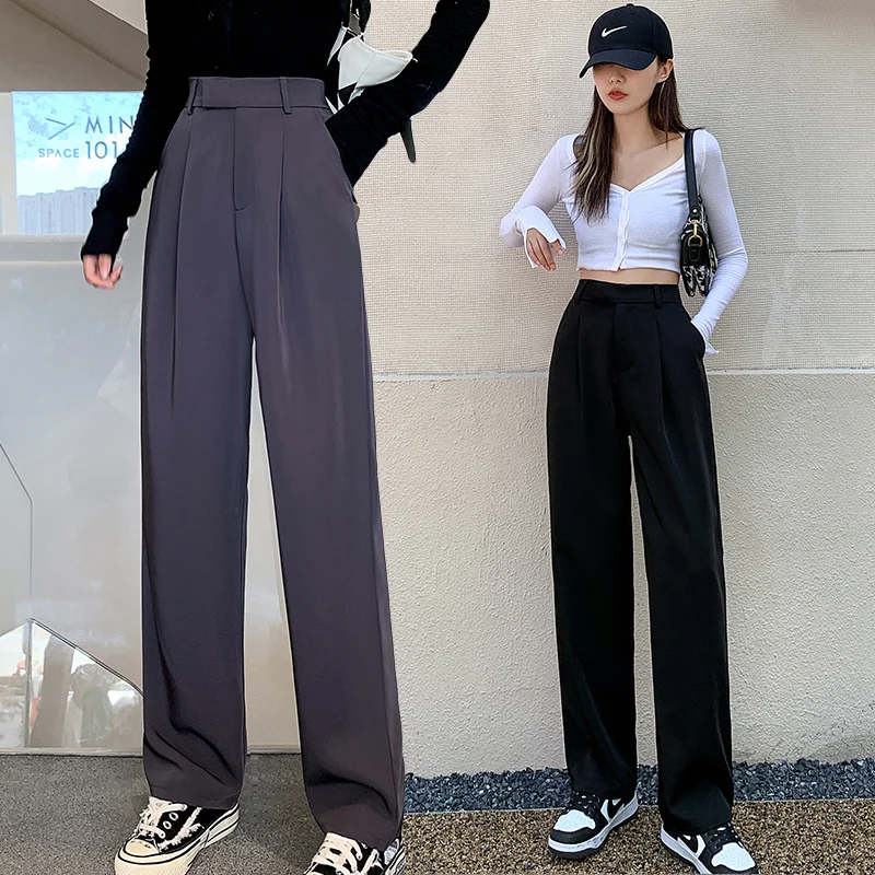 

Женские повседневные брюки до щиколотки с высокой талией и завышенной талией