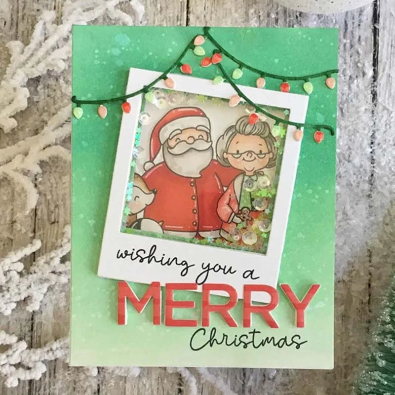 Рождественский светильник декоративный металлический трафарет для поделок