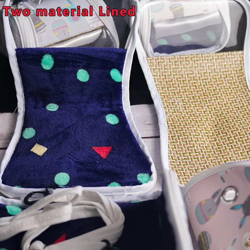 pet cage cross body accessories cylinder design soft practical house travel portable squirrel visible pvc hamster carrier bag free global shipping