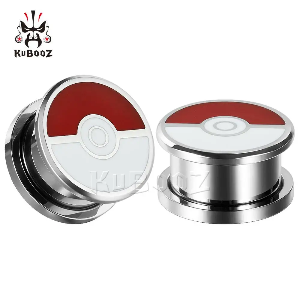 

New Style Fashion Design Ear Plugs Stainless Steel Ear Gauges Expanders Screw Stretchers Body Jewelry Gift With High Quality
