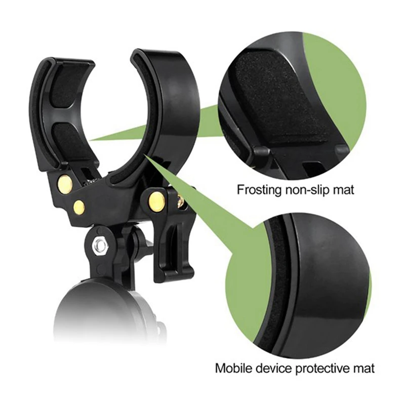 CM-6 Telescope Mobile Phone Holder Photography Stand Camera Universal Adapter Installation | Мобильные телефоны и