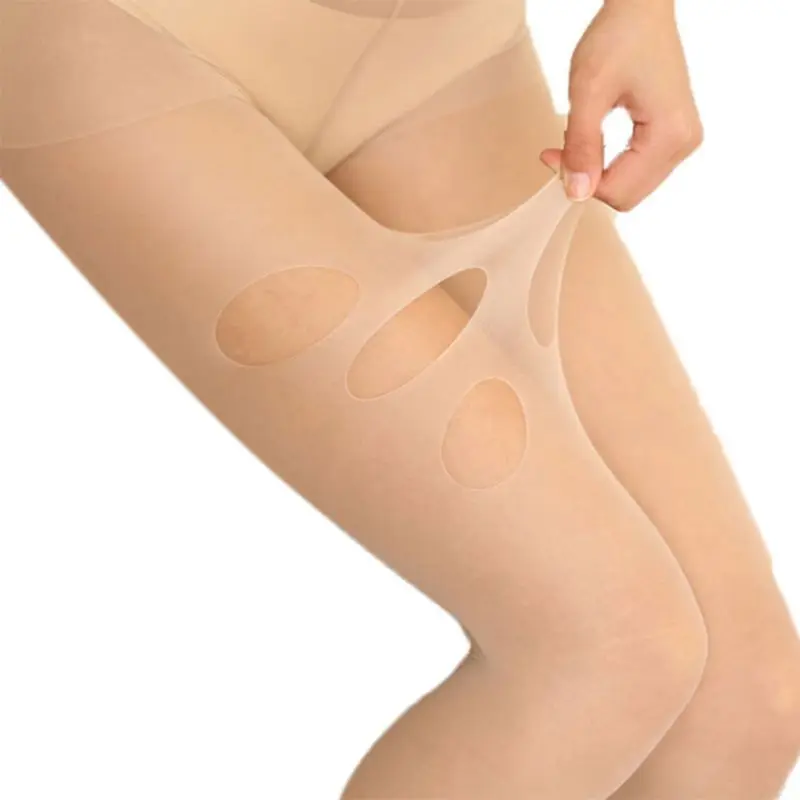 

4 Colors Womens High Waist Sexy Pineapple Socks Pantyhose Stretch Tights Compression Seamless Ultra Thin Slim Any Cut Stockings