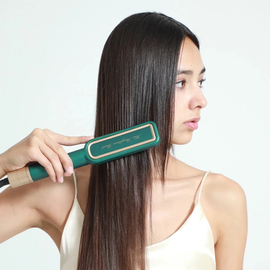 

Dropshipping One Step Hair Dryer Hot Air Brush Hair Straightener Curler Comb Roller Electric Ion Blow Dryer Brush