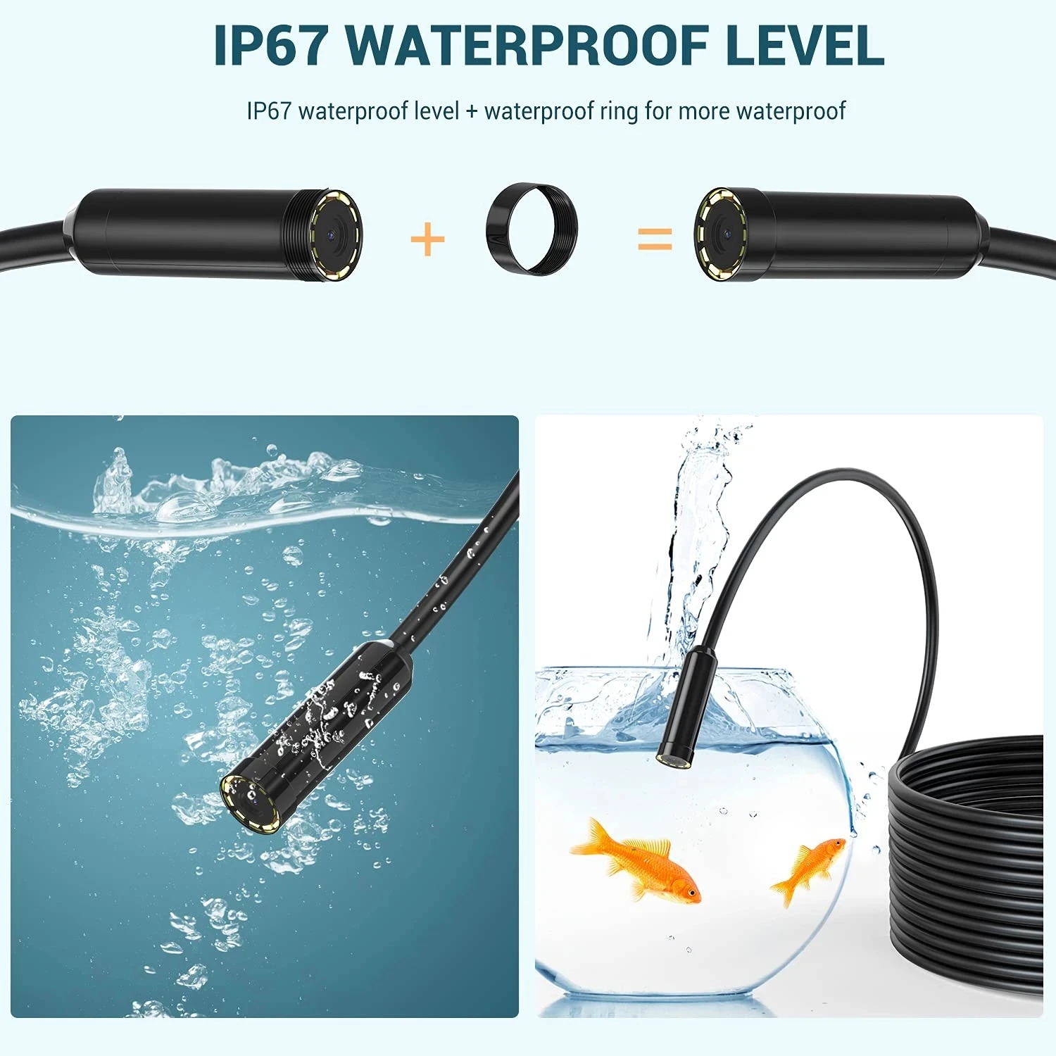 Камера-Эндоскоп Oiiwak 12 МП с автофокусом и 5-кратным увеличением - купить по